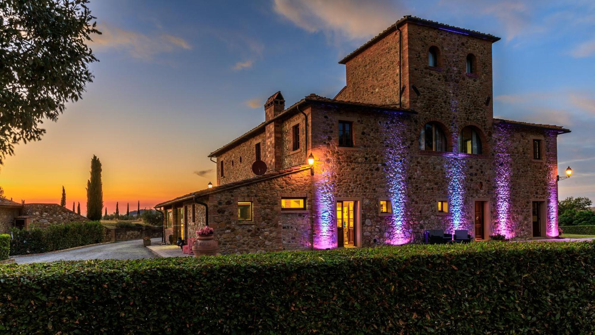 La Mandriola Villa Lajatico Buitenkant foto