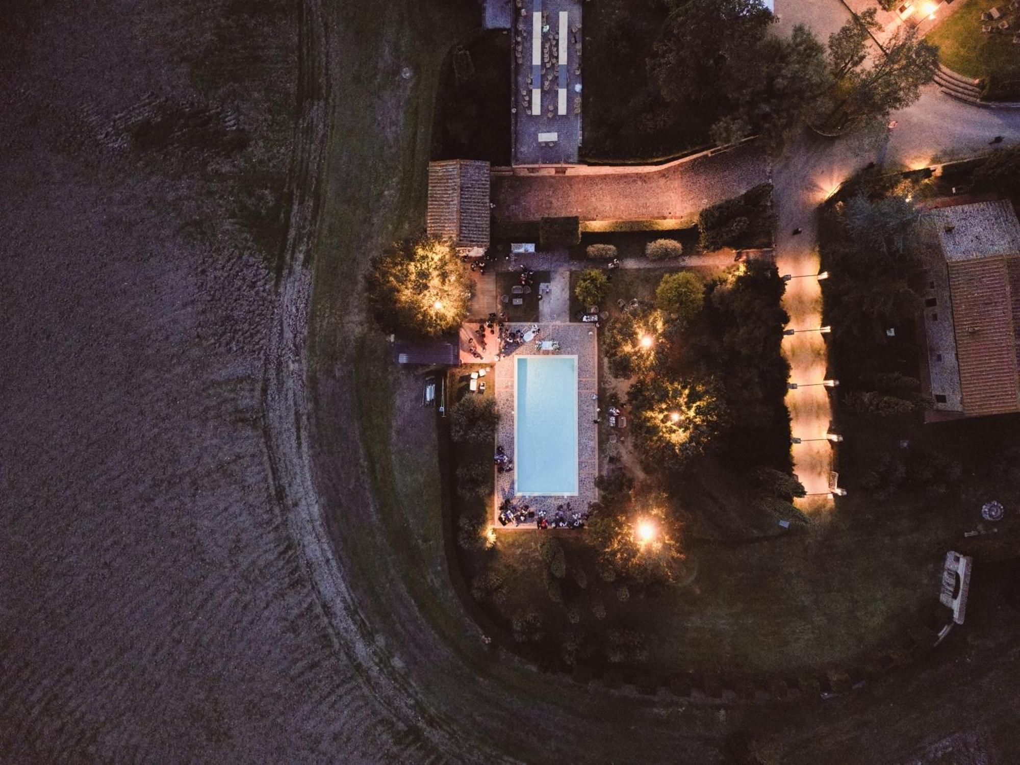 La Mandriola Villa Lajatico Buitenkant foto